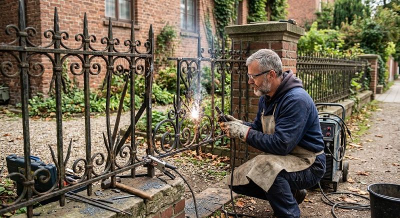 Wrought Iron Fence Repair Service